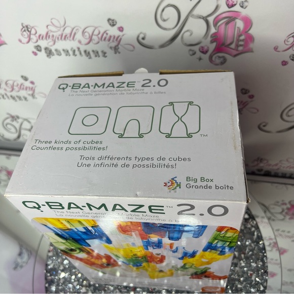 Q BA MAZE 2.0 marble maze builder game toy marble slide fun cool π - Picture 5 of 8